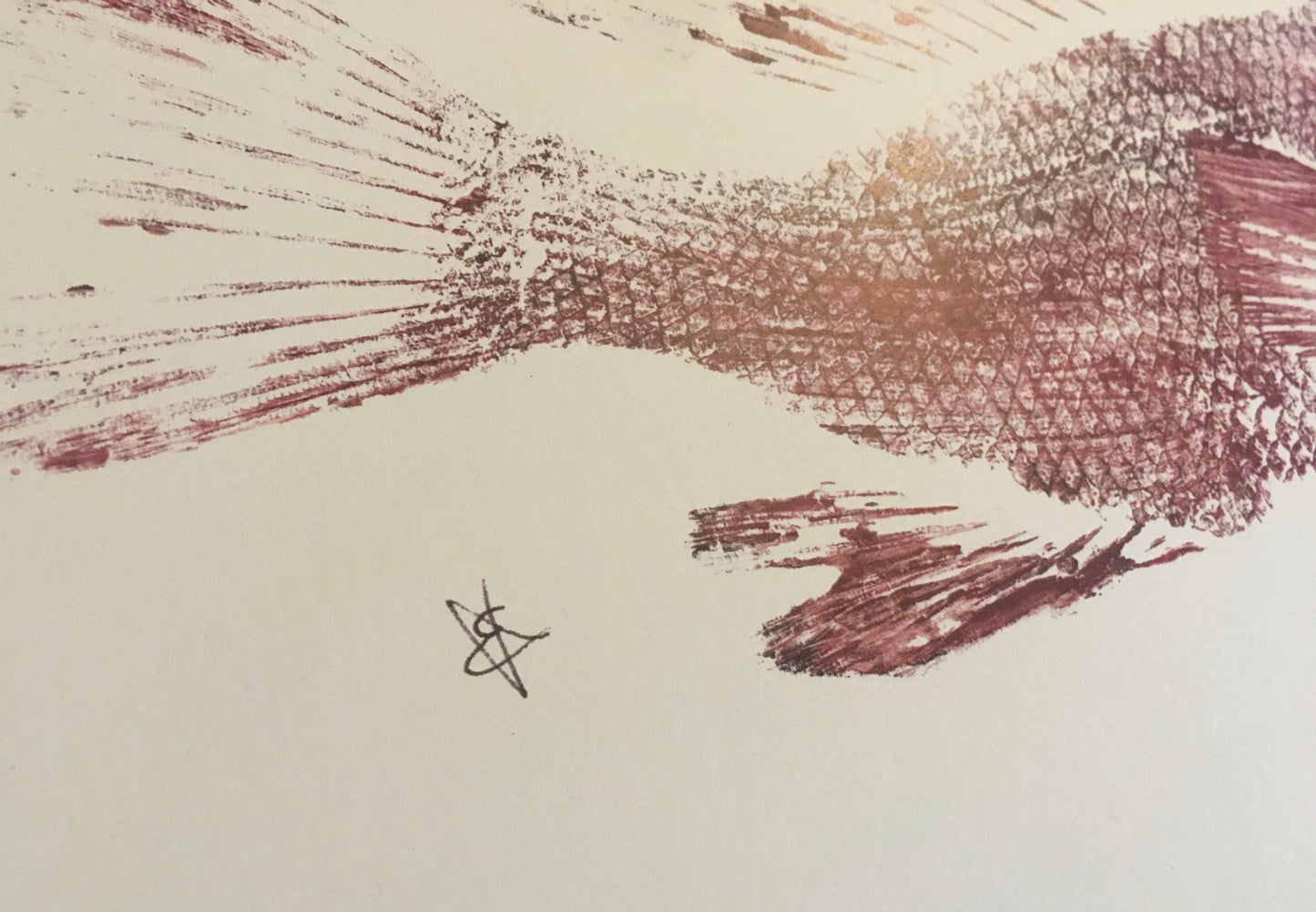 Red Hot Fish Print - 11x17”