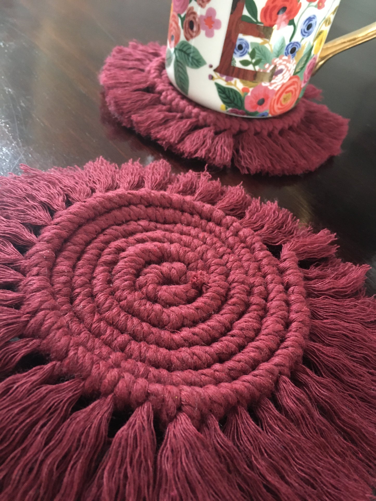 Macrame Coasters