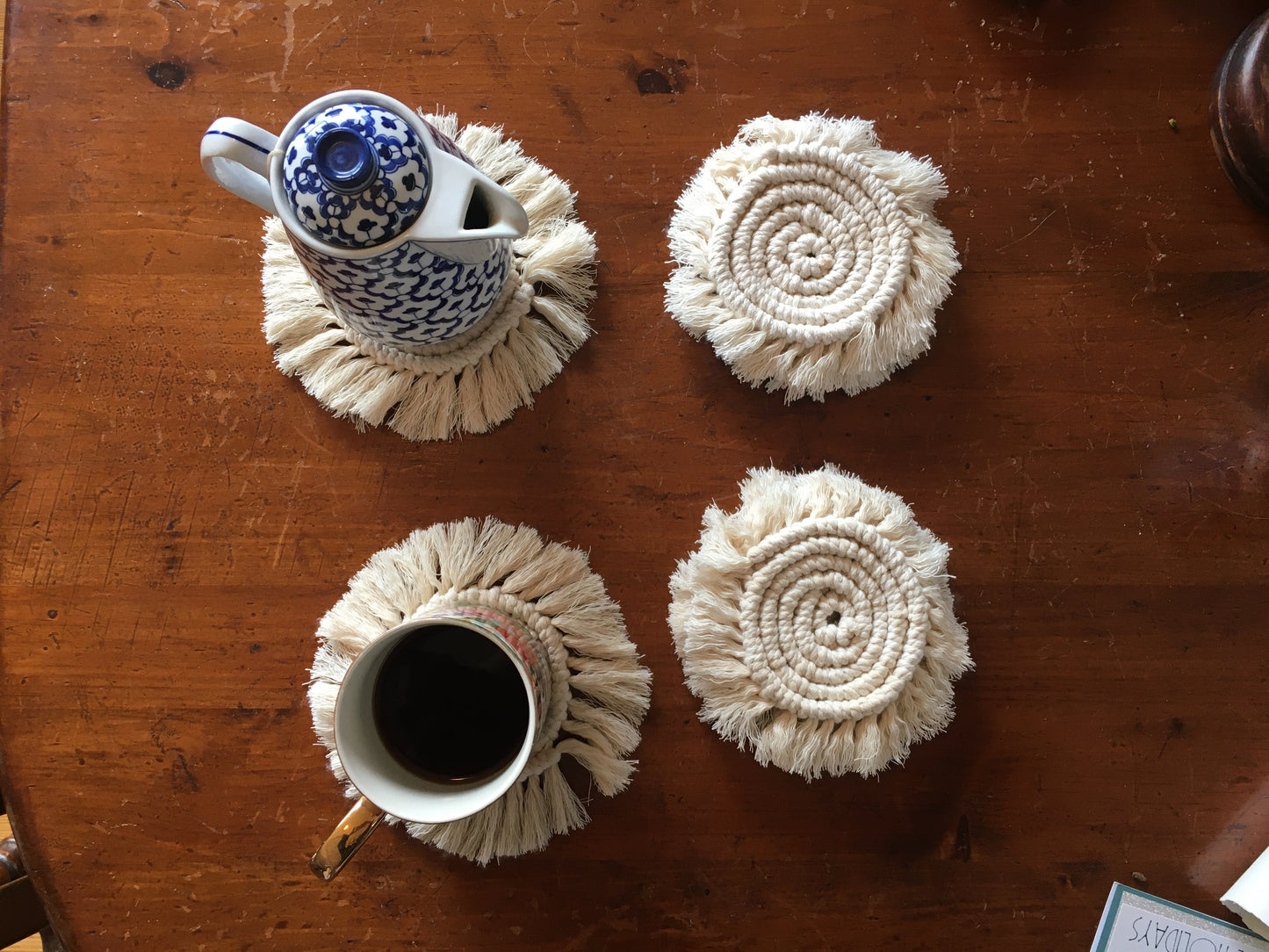 Macrame Coasters